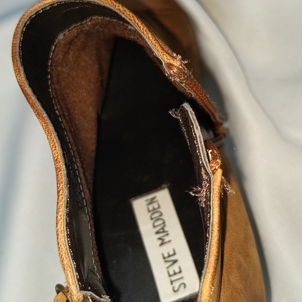 Steve Madden / Jaydun pointed toe ankle boots color/material Leather  size - 8 - Picture 7 of 9